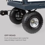 WALDBECK - ročni vrtni voziček | VENTURA, črna barva - slika 10