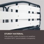 WALDBECK - ročni vrtni voziček | VENTURA, črna barva - slika 4