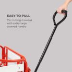 WALDBECK - ročni vrtni voziček | VENTURA, rdeča barva - slika 6