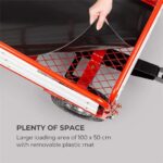 WALDBECK - ročni vrtni voziček | VENTURA, rdeča barva - slika 7