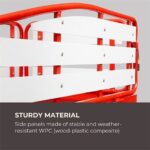 WALDBECK - ročni vrtni voziček | VENTURA, rdeča barva - slika 9