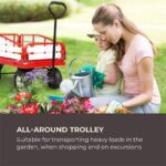 WALDBECK - ročni vrtni voziček | VENTURA, rdeča barva - slika 10