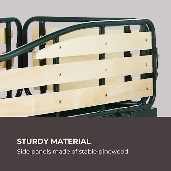 WALDBECK - ročni vrtni voziček | VENTURA, temno zelena barva - slika 7