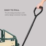 WALDBECK - ročni vrtni voziček | VENTURA, temno zelena barva - slika 5