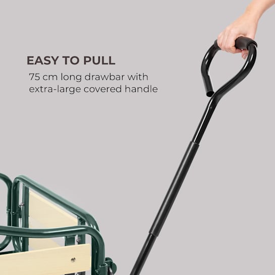 WALDBECK - ročni vrtni voziček | VENTURA, temno zelena barva - slika 5