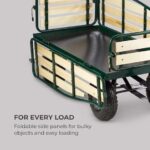 WALDBECK - ročni vrtni voziček | VENTURA, temno zelena barva - slika 3