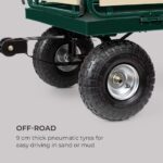 WALDBECK - ročni vrtni voziček | VENTURA, temno zelena barva - slika 8