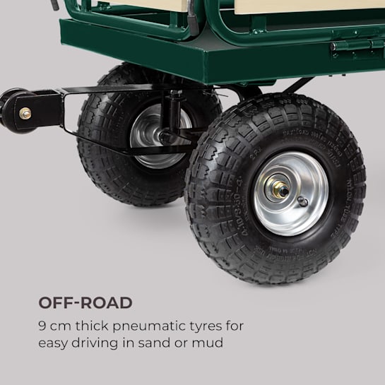 WALDBECK - ročni vrtni voziček | VENTURA, temno zelena barva - slika 8