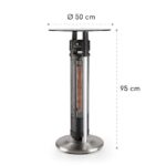 BLUMFELDT - zunanji IR grelec | PRIMAL HEAT 95, 1600W, 95cm - slika 9