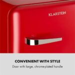 KLARSTEIN - mini hladilnik | AUDREY MINI RETRO, 48L, rdeča - slika 6
