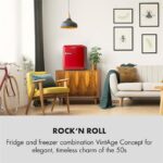 KLARSTEIN - mini hladilnik | AUDREY MINI RETRO, 48L, rdeča - slika 8