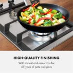 KLARSTEIN - plinska kuhalna plošča | IGNITO DOMINO, 2 gorilnika, srebrna - slika 4