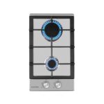 KLARSTEIN - plinska kuhalna plošča | IGNITO DOMINO, 2 gorilnika, srebrna
