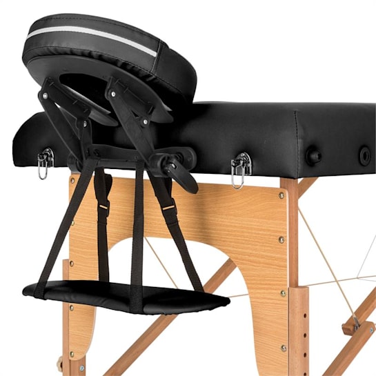KLARFIT - prenosna masažna miza | MT 500, zložljiva, do 200kg, črna - slika 5