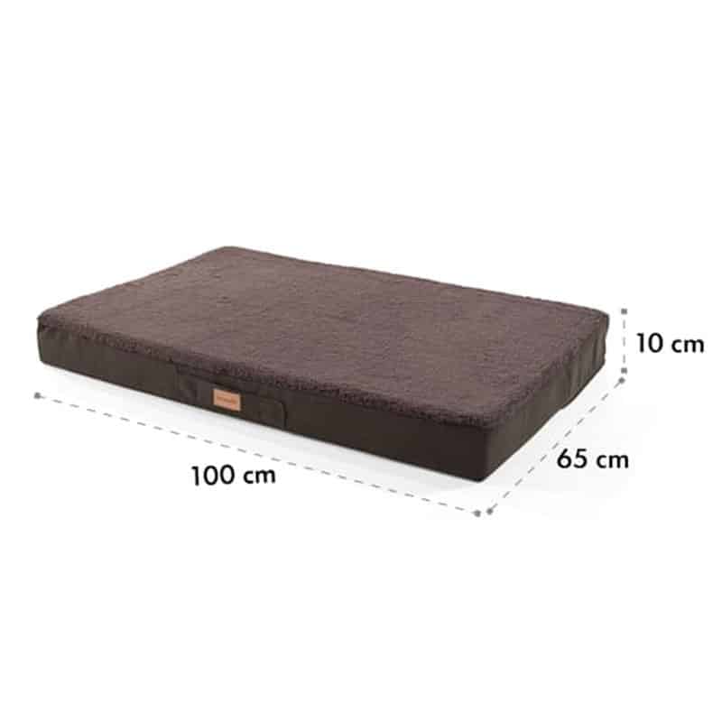 BRUNOLIE - pasja postelja, ležišče za psa | BALU - L, rjava barva - slika 2