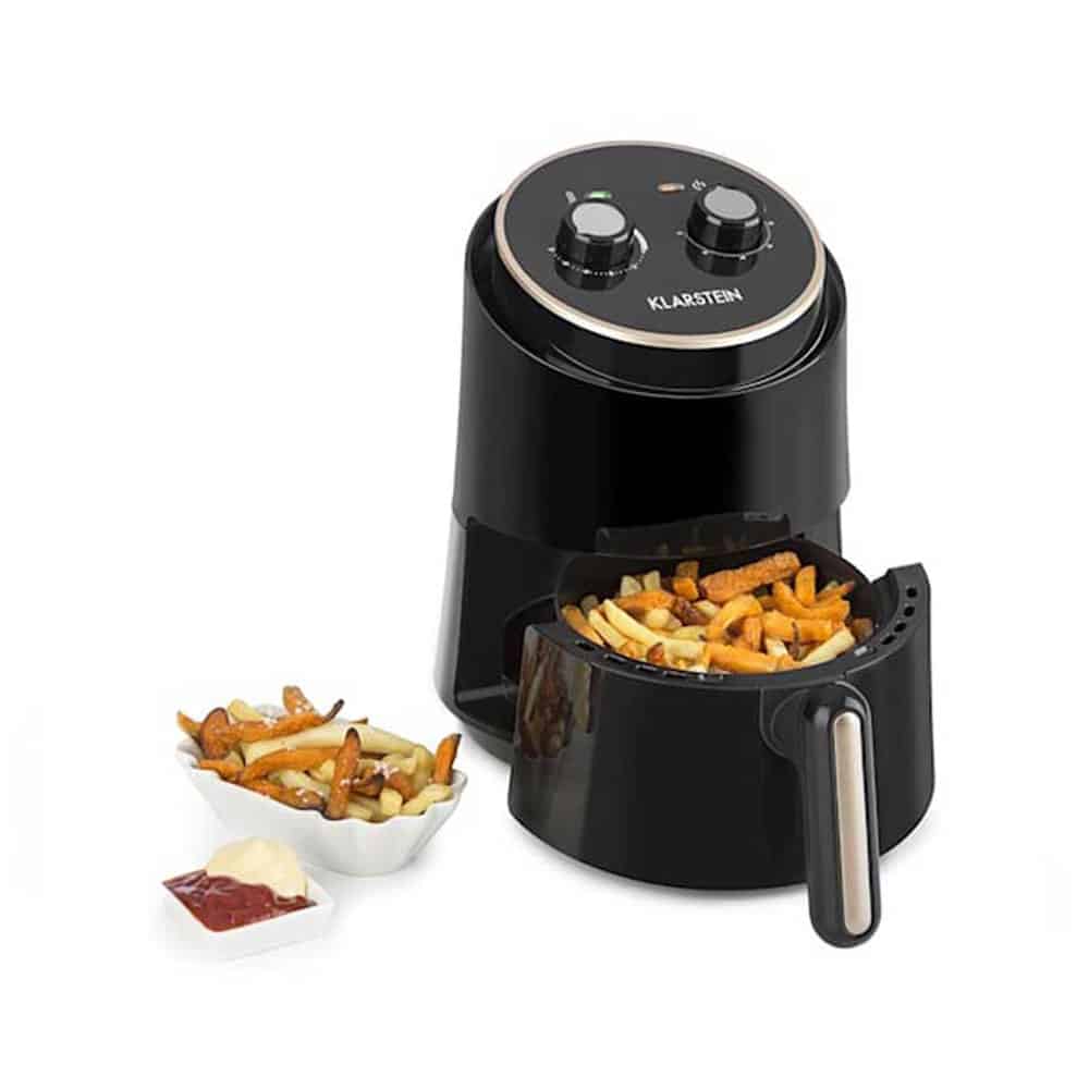 KLARSTEIN - Cvrtnik na zrak | WEL AIR FRY, 1.5L, 1230W, črna - slika 1
