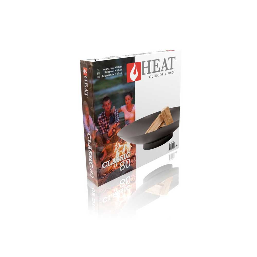 HEAT - vrtno kurišče | CLASSIC 80, črna - slika 5