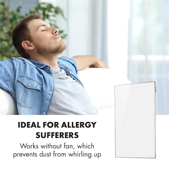 KLARSTEIN - IR panel | WONDERWALL 600W, bela barva - slika 5