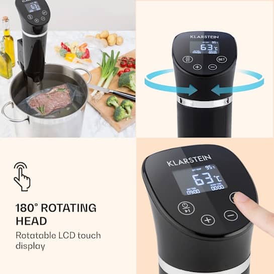 KLARSTEIN - sous vide - palični kuhalnik | QUICKSTICK FLEX, črna - slika 3
