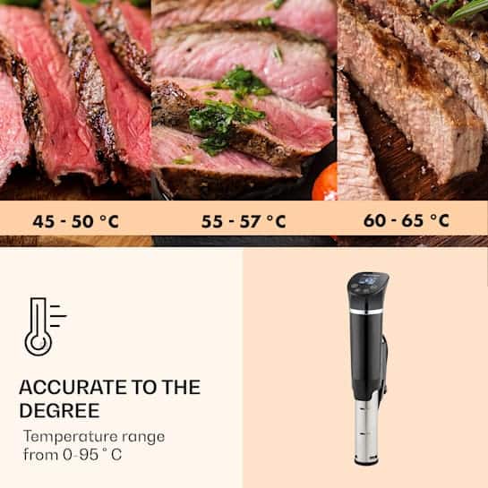 KLARSTEIN - sous vide - palični kuhalnik | QUICKSTICK FLEX, črna - slika 4
