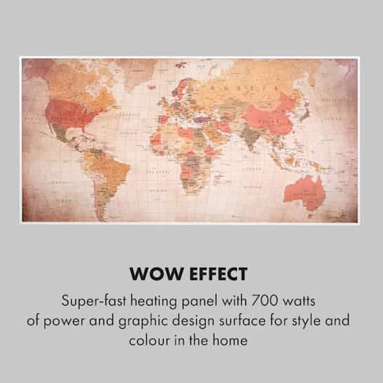 KLARSTEIN - IR panel | WONDERWALL - AIR ART 700W SMART, zemljevid - slika 7