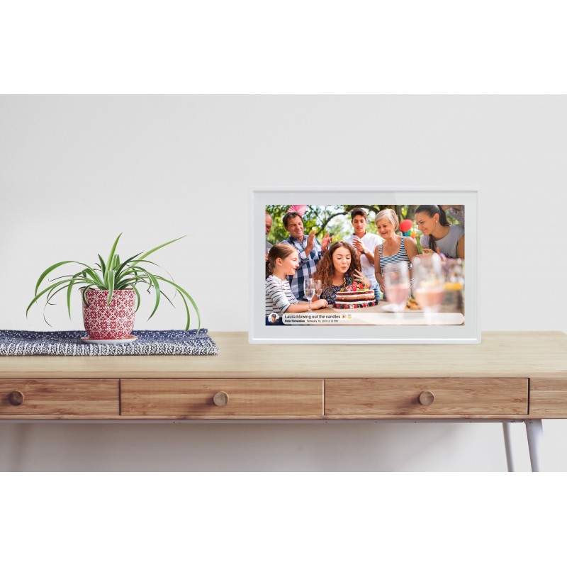 BRAUN - digitalni foto okvir | DIGIFRAME 1019 WIFI,10.1”, bela - slika 3