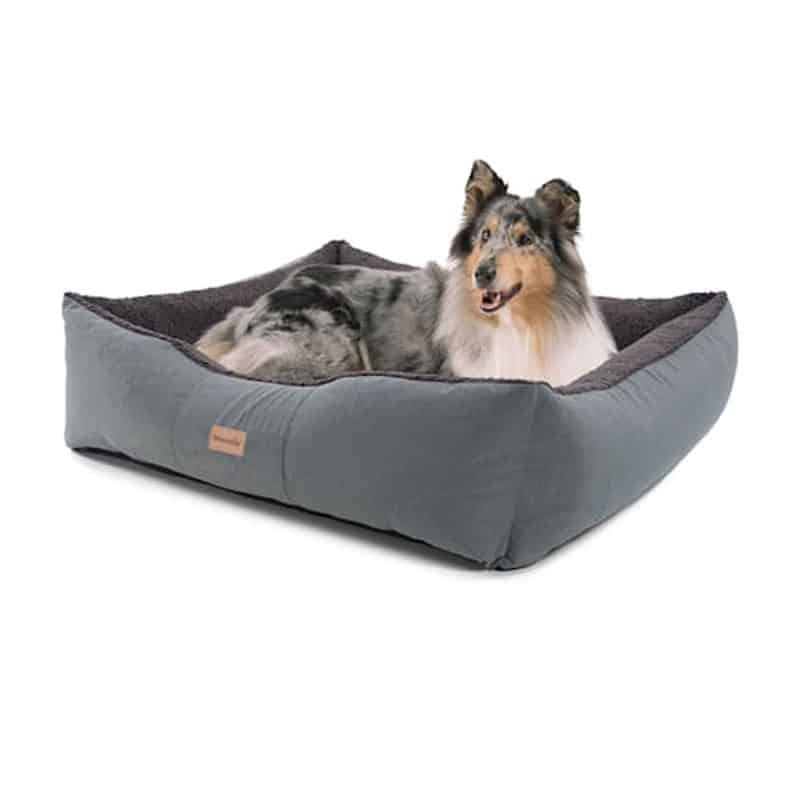 BRUNOLIE - pasja postelja, ležišče za psa | EMMA - L, temno rjava barva - slika 1