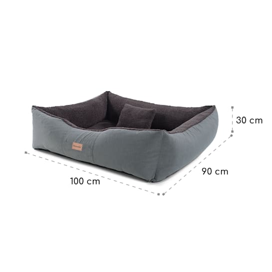 BRUNOLIE - pasja postelja, ležišče za psa | EMMA - L, temno rjava barva - slika 4