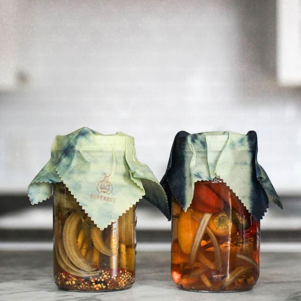 SUPERBEE - eko folija za živila s čebeljim voskom | WAX WRAPS - začetni set - slika 7