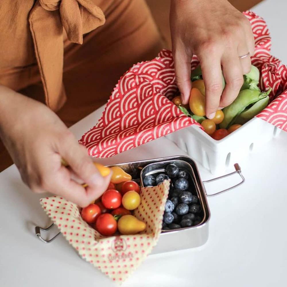 SUPERBEE - eko folija za živila s čebeljim voskom | WAX WRAPS M - slika 4