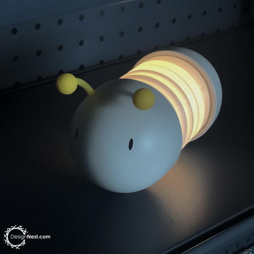 JANPIM - nočna lučka v obliki gosenice, magnetna, razširljiva | GOSENICA - slika 9