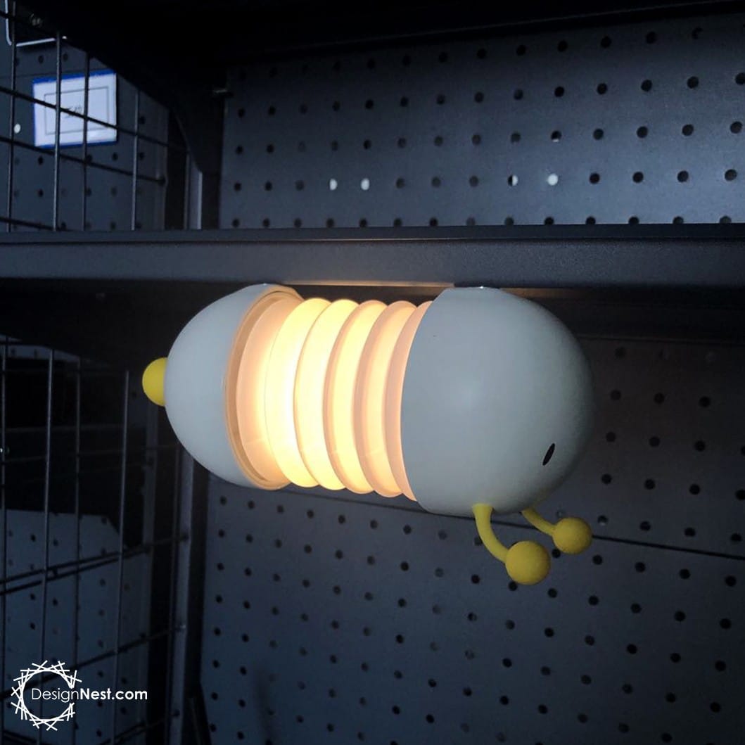 JANPIM - nočna lučka v obliki gosenice, magnetna, razširljiva | GOSENICA - slika 10