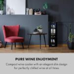 KLARSTEIN - vinska vitrina | SHIRAZ 12 Slim, 32L, 12 steklenic - slika 7