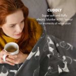 KLARSTEIN – pralna grelna blazina | DR. WATSON XXL, antracitna vzorec - slika 2