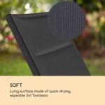 BLUMFELDT - vrtni ležalnik | LIMALA, črna - slika 4