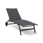 BLUMFELDT - vrtni ležalnik | LIMALA, črna