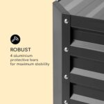 BLUMFELDT - visoka greda | BLUM HIGH GROW STRAIGHT, črna - slika 4