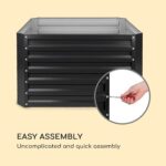 BLUMFELDT - visoka greda | BLUM HIGH GROW STRAIGHT, črna - slika 2