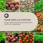 BLUMFELDT - visoka greda | BLUM HIGH GROW STRAIGHT, srebrna - slika 7