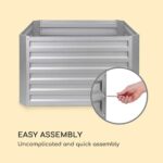 BLUMFELDT - visoka greda | BLUM HIGH GROW STRAIGHT, srebrna - slika 4