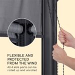 BLUMFELDT - vrtni paviljon | GRANDEZZA CORTINA, 3x4m, siva - slika 5