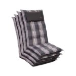 BLUMFELDT - set blazin za vrtne stole | SYLT, sivo-bela