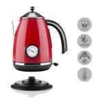 KLARSTEIN - grelnik za vodo | AQUAVITA CHALET, 1.7L, 2200W, rdeča - slika 4