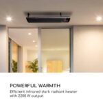 BLUMFELDT - infrardeč grelnik | COSMIC BEAM ULTRA, 2200 W, črn - slika 4