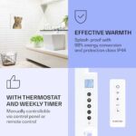 KLARSTEIN - infrardeči grelec | WONDERWALL SMART, 350 W, LEVJI MLADIČ - slika 4