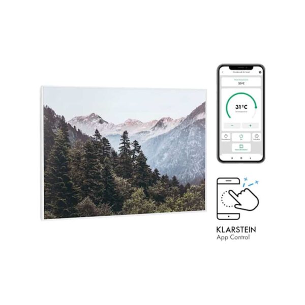KLARSTEIN - infrardeči grelec | WONDERWALL SMART, 500 W, MOUNTAINS