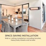 BLUMFELDT - infrardeči grelec | SMARTWAVE, 2400 W, črn - slika 3