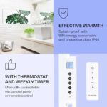 KLARSTEIN - IR panel | WONDERWALL - AIR ART 700W SMART, monstera - slika 3