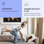 KLARSTEIN - IR panel | WONDERWALL - AIR ART 700W SMART, črni zemljevid - slika 5