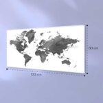 KLARSTEIN - IR panel | WONDERWALL – AIR ART 700W SMART, beli zemljevid - slika 8